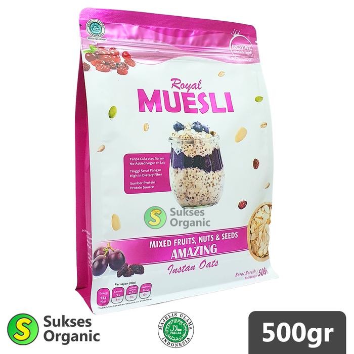 

PastikanTerjaminMutunya- Royal Muesli AMAZING Instant Oats 500gr