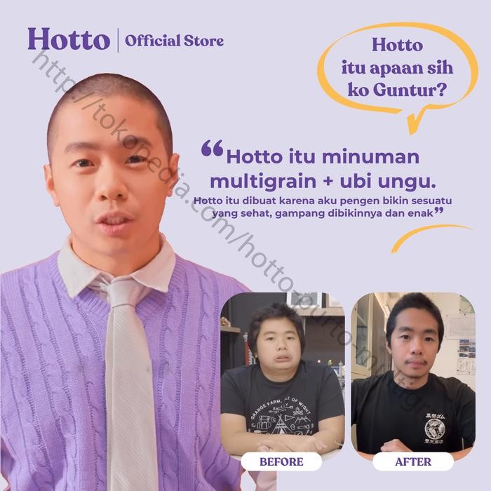 

PastikanTerjaminMutunya- Hotto Purto Pouch (16 sachet) Multigrain with Purple Potato