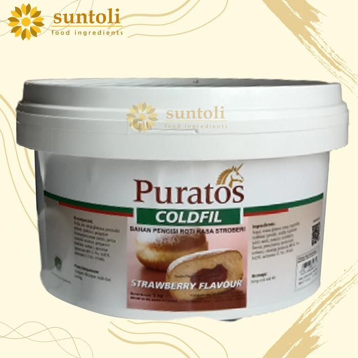 

PastikanTerjaminMutunya- PURATOS COLDFIL STRAWBERRY / Selai Stroberi Siap Pakai - 5 kg Selai s