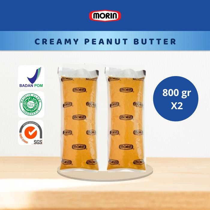 

PastikanTerjaminMutunya- MORIN PEANUT BUTTER 800 GR - SELAI KACANG x 2