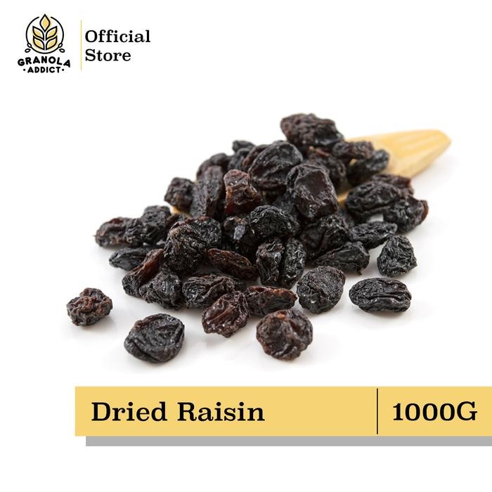 

PastikanTerjaminMutunya- Dried Seedless Raisin / Kismis 1KG - Granola Addict Ingredients