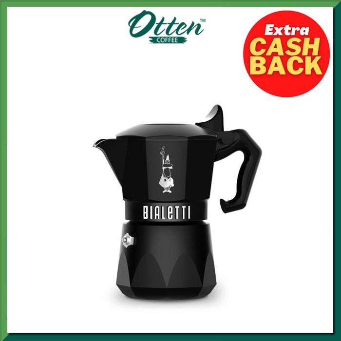 Bialetti - Mokapot Brikka Black Exclusive - Mokapot 2 Cups - Alat Seduh Kopi Manual
