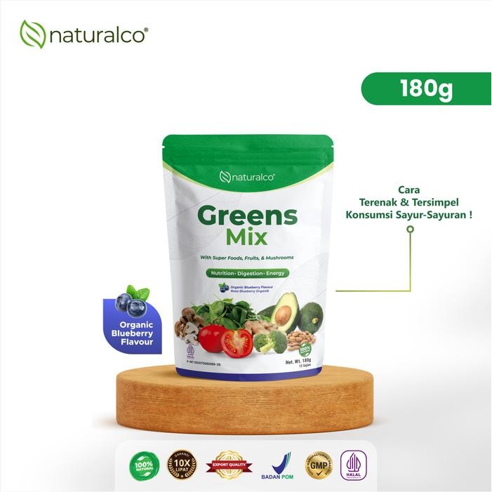 

BnyKpilihAnSkrG- Naturalco Greens Mix Pengganti Sayuran Yg Enak, Lengkap & Seimbang