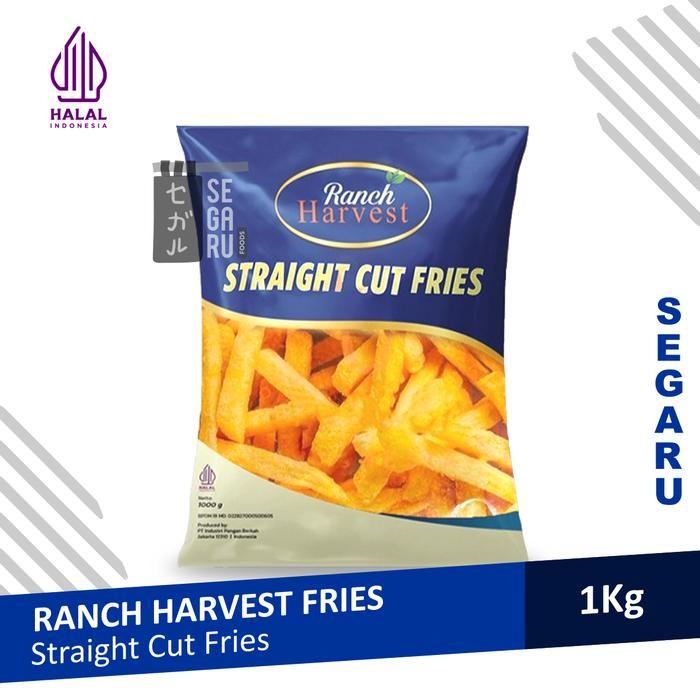 

BnyKBonusBelidiMari- RANCH HARVEST Kentang Goreng French Fries Shoestring / Crinkle / Straight Cut 1Kg