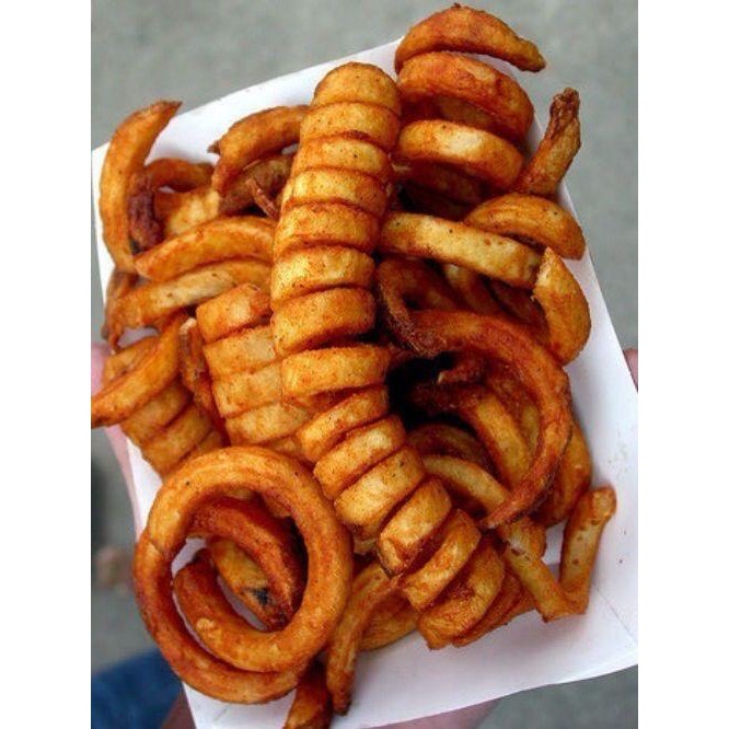 

BnyKBonusBelidiMari- Premium Curly Potato Fries / Kentang Twister 1kg