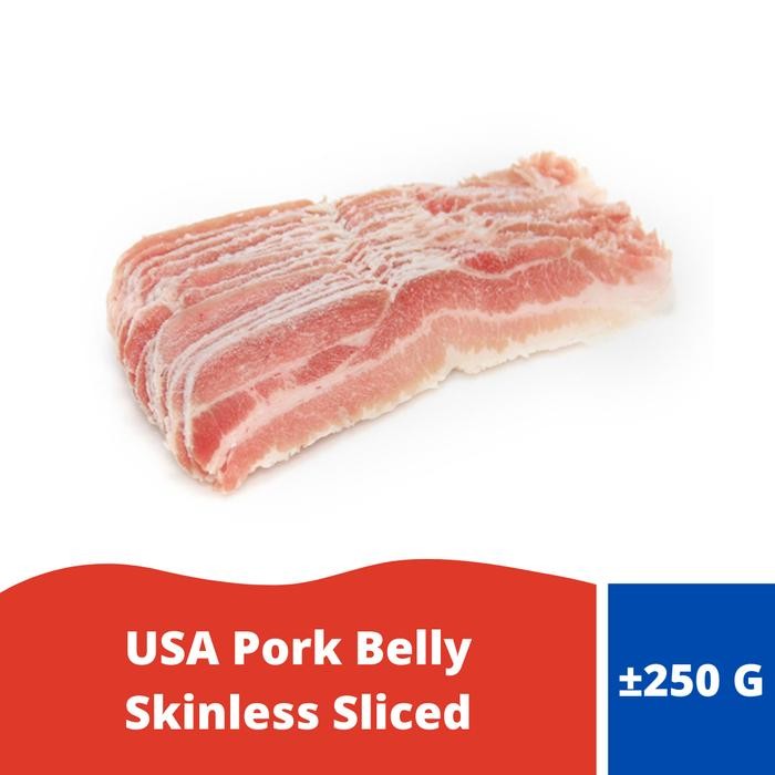 

BnyKBonusBelidiMari- USA Pork Belly Skinless Sliced ( 250 gr)