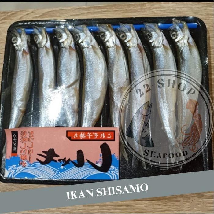 

PastiFreShNya- Ikan Shisamo - Shisamo Fish - Ikan Capelin - Besar DAN Telur