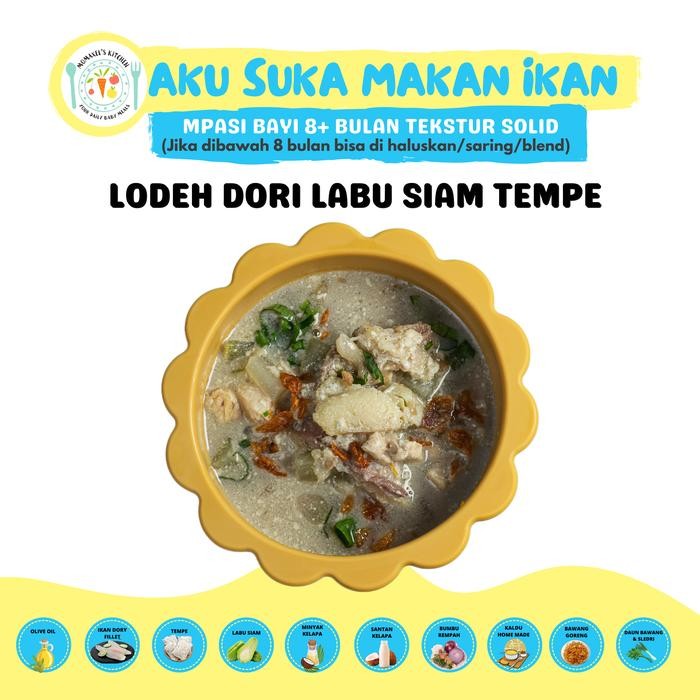

BnyKBonusBelidiMari- LODEH DORY LABU SIAM TEMPE (MPASI FROZEN) - 1 SIZE 200 ML