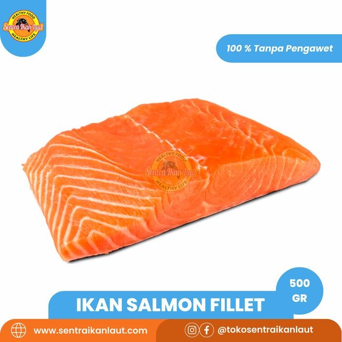 

PastiFreShNya- Ikan Salmon Trout Fillet Premium Frozen 500 Gram