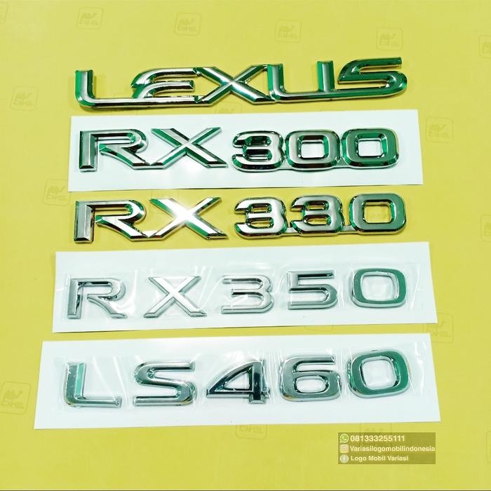 PREMIUM Emblem logo LEXUS ukuran original bagasi LEXUS RX300 RX330 RX350 LS460
