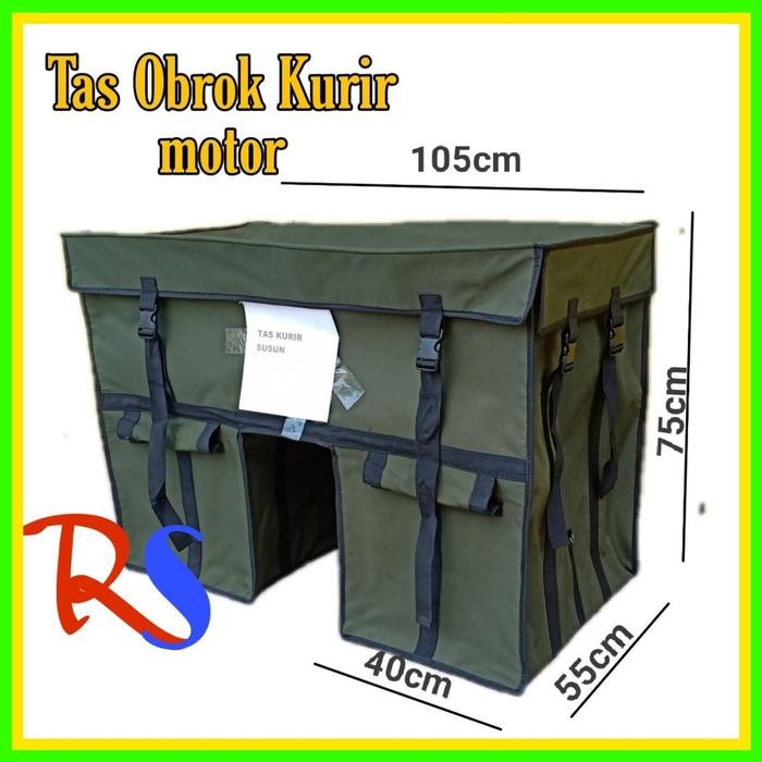 PREMIUM Tas Obrok Kurir Motor Tingkat Jumbo