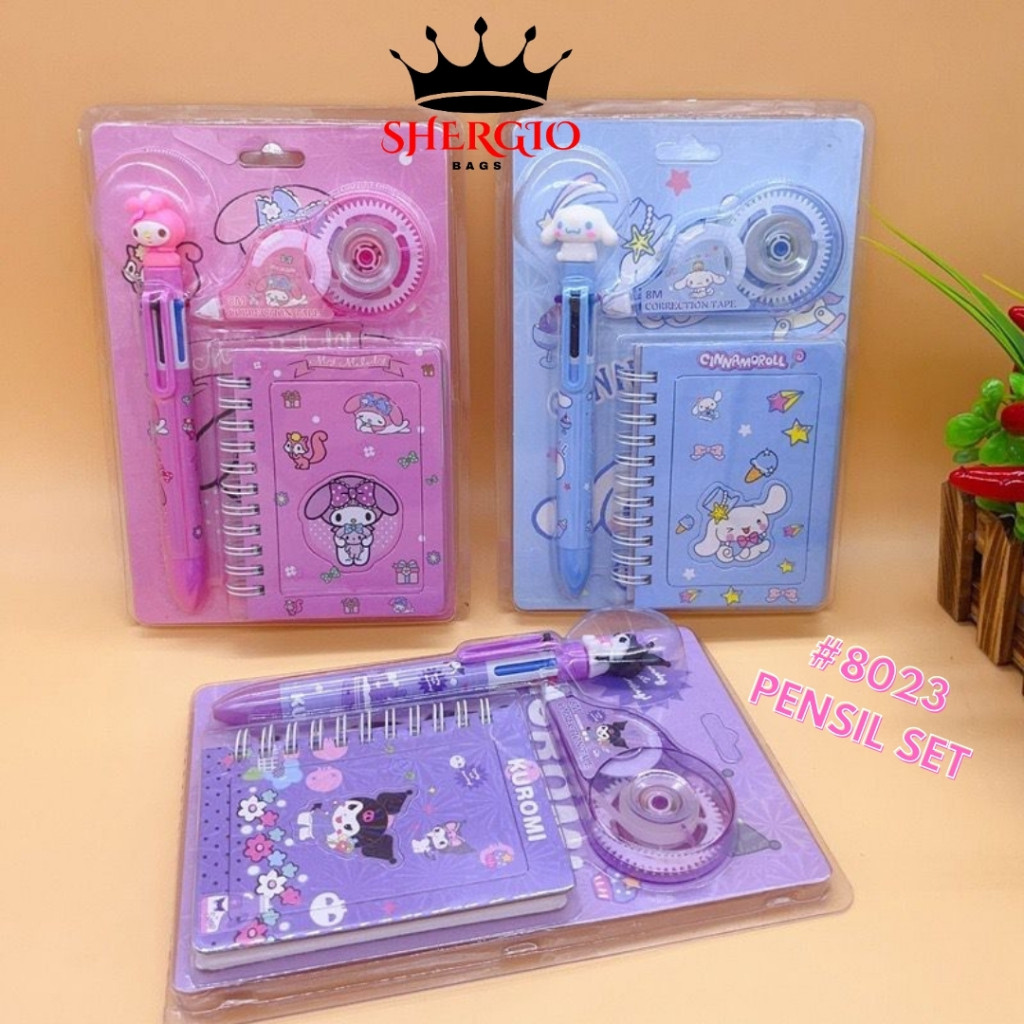 

PROMO / Alat Tulis Sekolah Student Set Karakter 1 Set Perlengkapan Tulis 8023 - Karakter