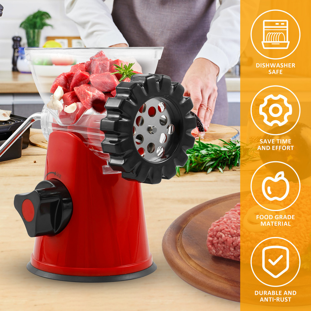 Manual Meat Grinder Food Grade Meat Grinder Sausage Maker Fast Cutting Meat Grinder Manual Mincer Mu