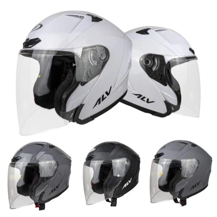 HELM HALF FACE ALV ULTRON / HELM ALV ULTRON SOLID / HELM ALV ULTRON WARNA POLOS SNI