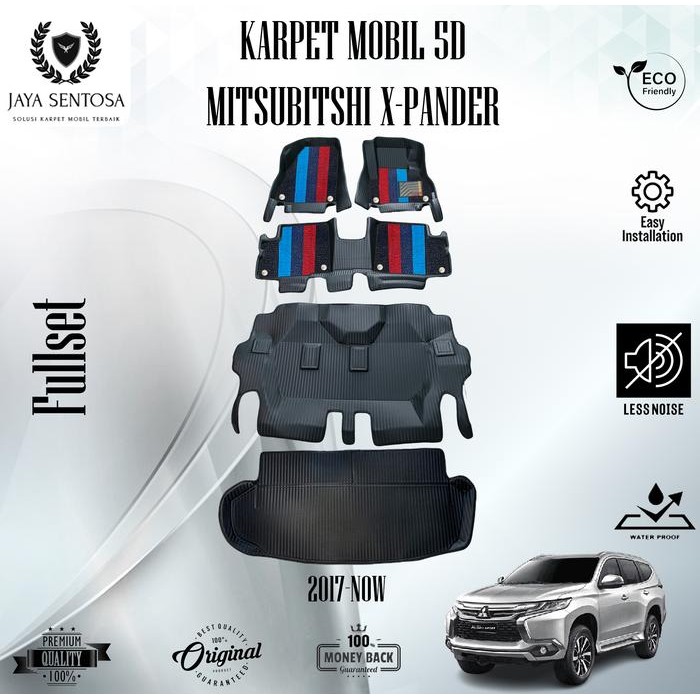 Misima Karpet Mobil 5D Mitsubitshi XPander All Type 2017-2024 + Alas Kaki Karpet 7D Fullset