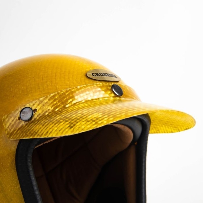 Helm TX500 Slimhead Roofing Gold Unfinished custom by @crushercustoms