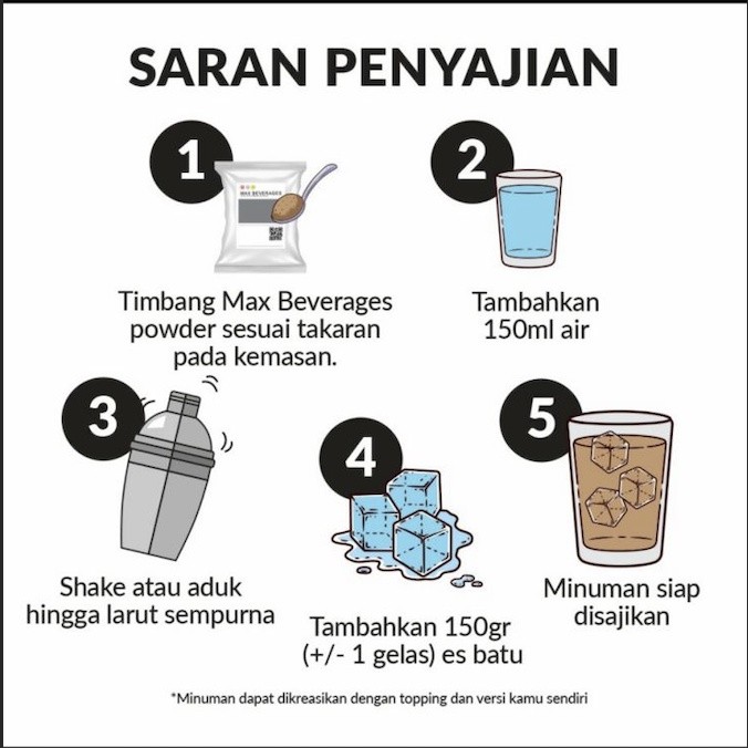 

MAXFOOD - Vanilla Milkshake / Bubuk Minuman Milkshake Rasa Vanilla 500 Gram