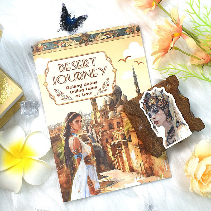 

(5AD) sticker book wanita girl watercolor deco decor journaling mix penghabisan