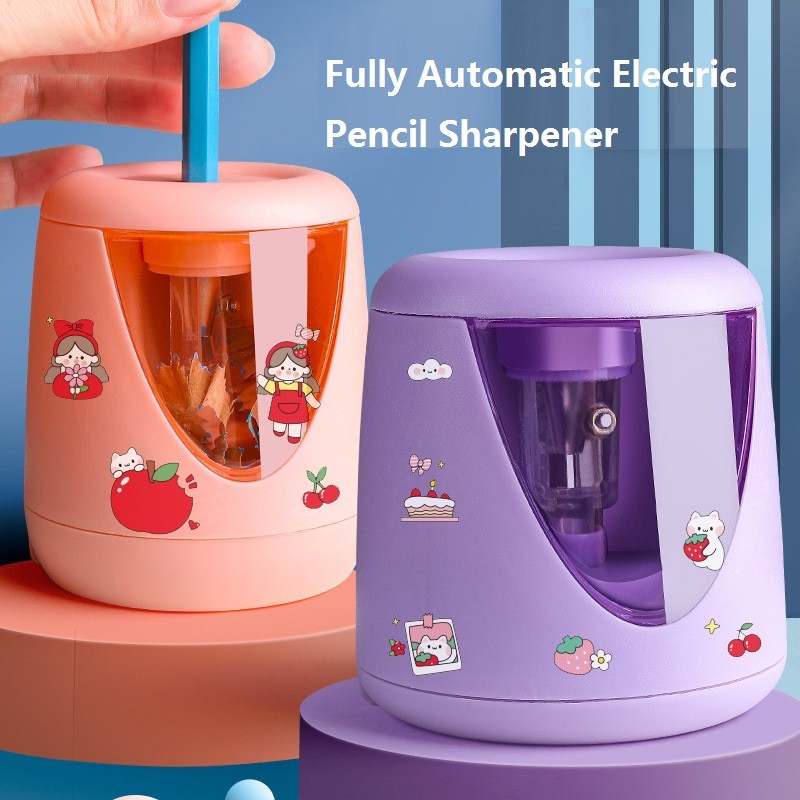 

Automatic Electric Pencil Sharpener, Usb Or Battery Powered Fast Sharpen Mechanical Pen Sharpening