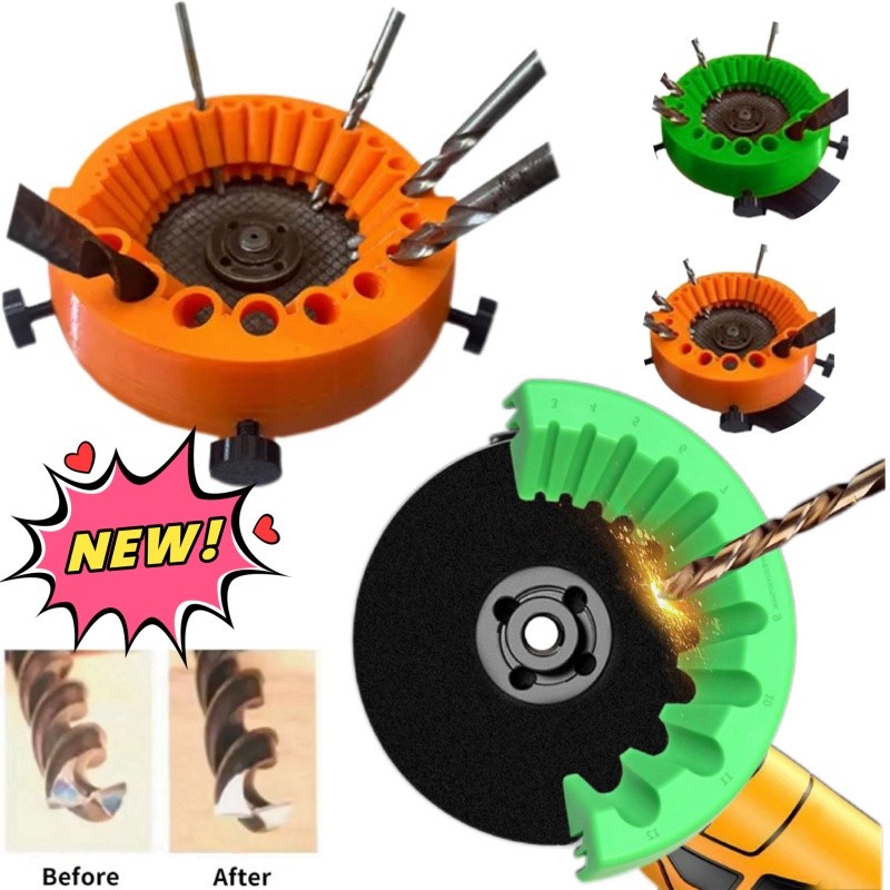 

New Multipurpose Drill Bit Grinding Sharpener Tool 2-13Mm Drill Bit Sharpener Angle Grinder Home