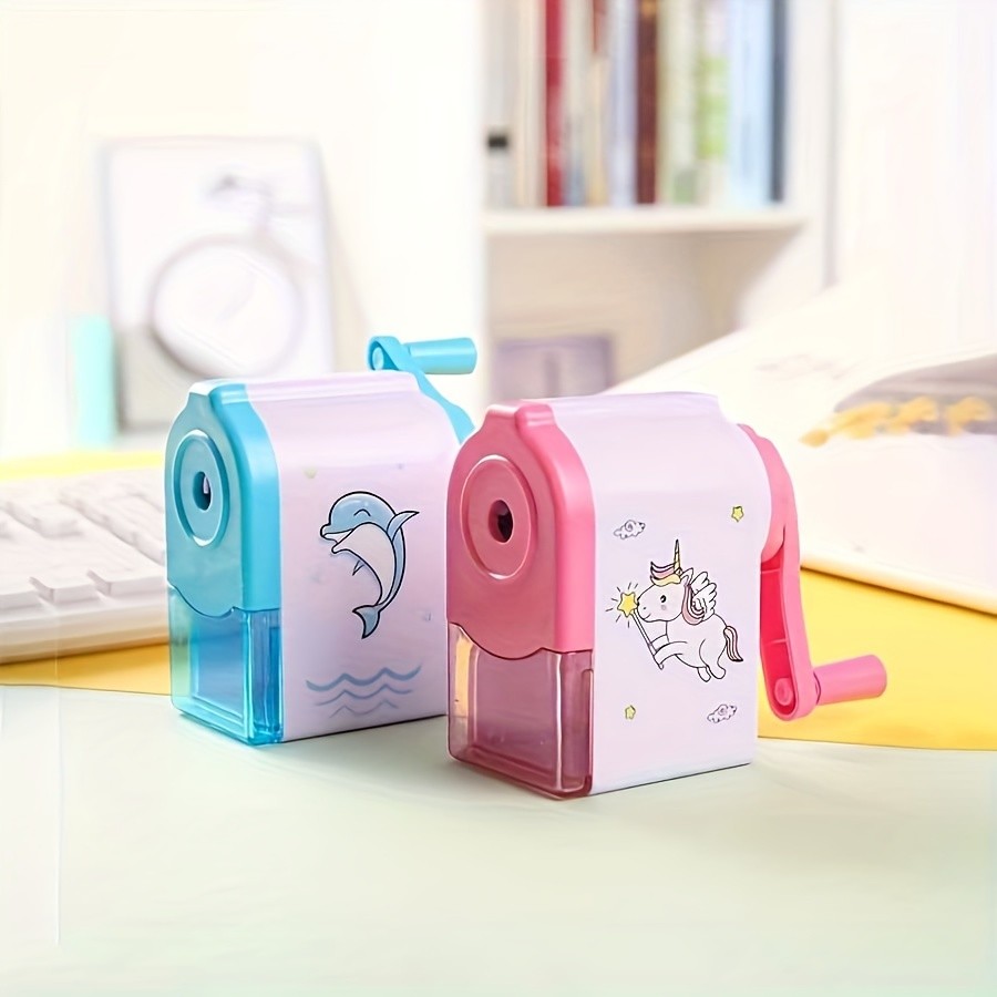 

1 Pc Cute Unicorn Dolphin Mechanical Sharpener For Pencil School Office Supplies Creative Stationery