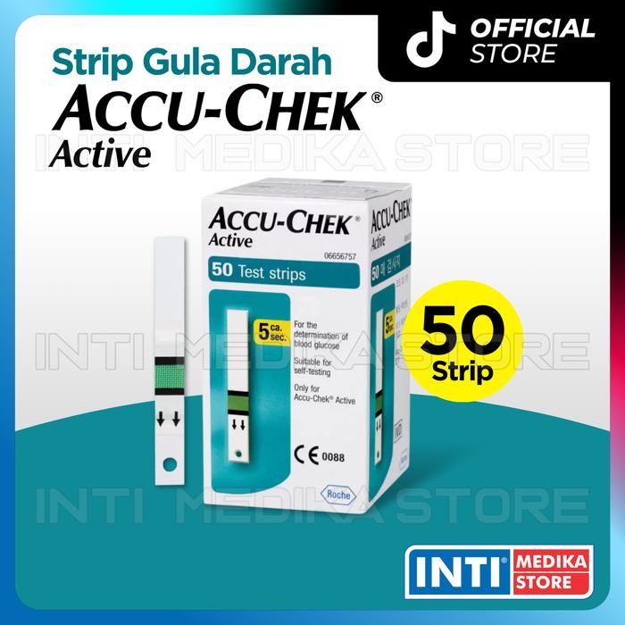 ACCU CHECK - Accu Check Active Strip / Strip Accu Check isi 50