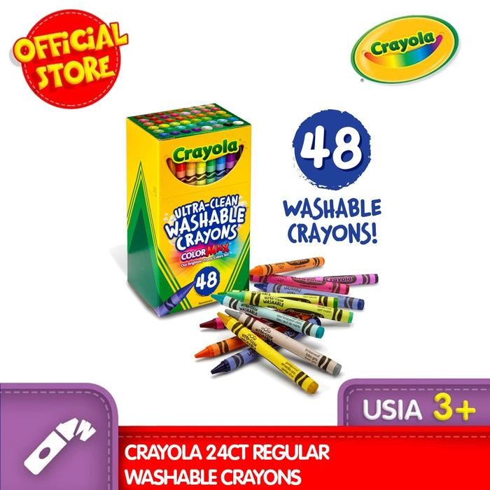 

Crayola 24Ct Regular Washable Crayons