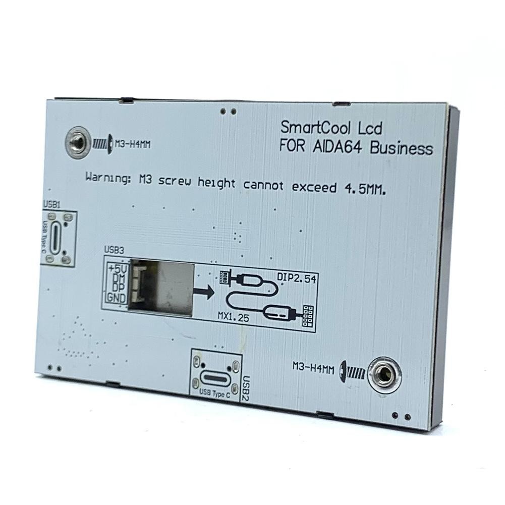 3.5-inch IPS Display Horizontal And Vertical Rotation Compatible With AIDA64 Comfortable Eye Protect