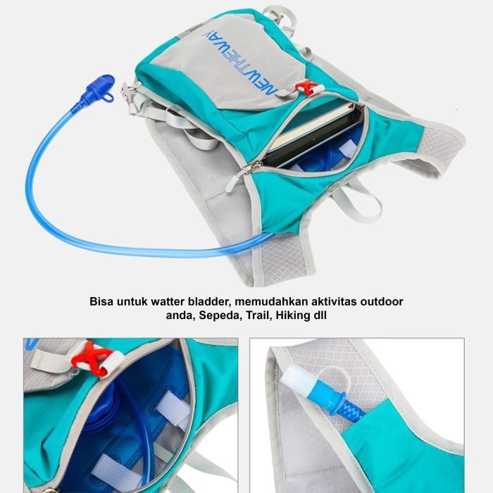 Sport Sistem Tas Ransel Hydropack Waterproof Tas Sepeda Backpack Punggung Sports Lari Trail Sepeda