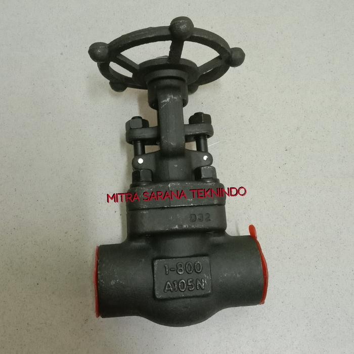 Gate valve carbon steel socket weld las 2" inch/gate valve class 800 Kode 1087