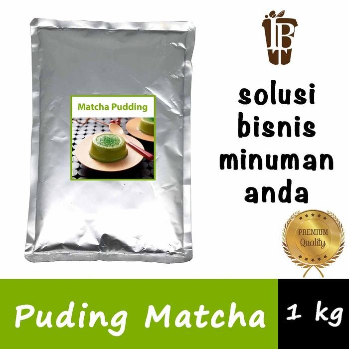 

MATCHA PUDDING POWDER. ASLI TAIWAN. KUALITAS BAGUS. (PUDING GREEN TEA)