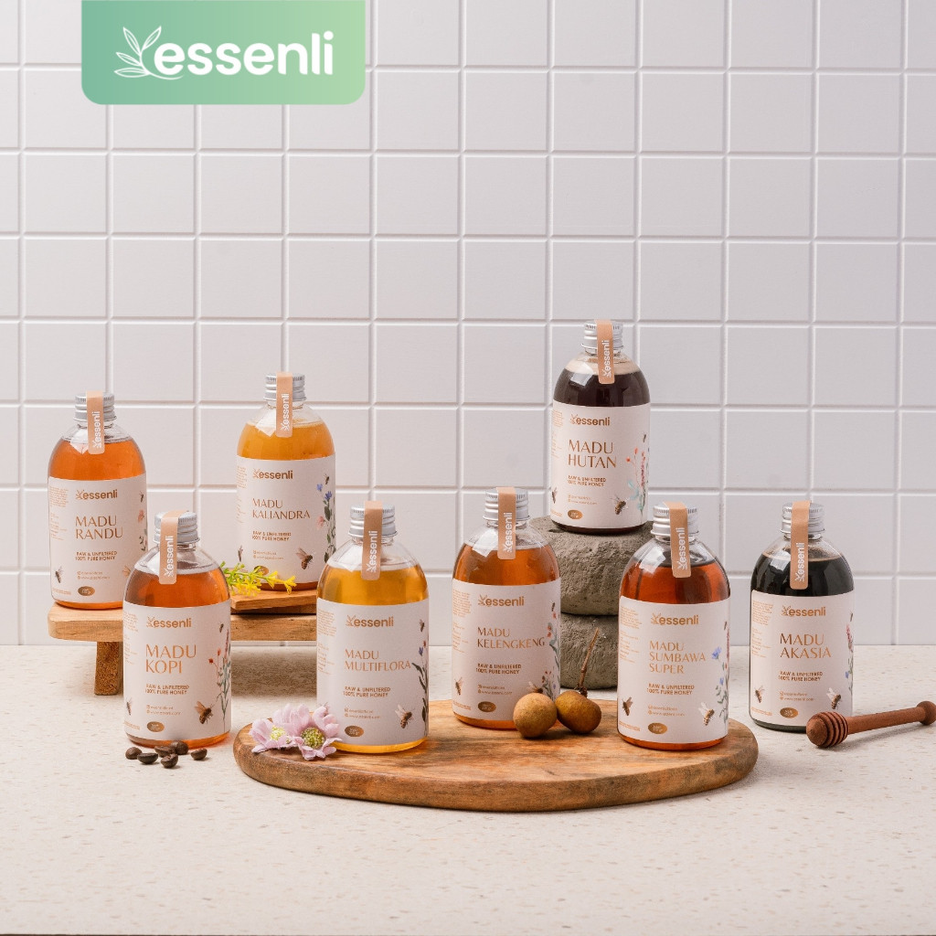 

ESSENLI Madu Kopi Murni Asli Raw Honey