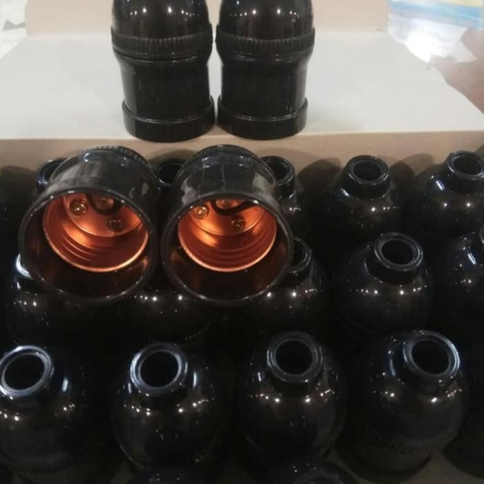 fitting gantung E27 / fitting gantung E 27 / fitting gantung hitam