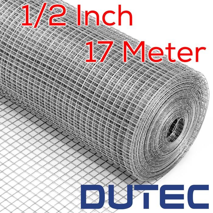 Jaring Kawat Galvanis Kawat Ram Loket Putih Galvanis Kandang am 1/2inch