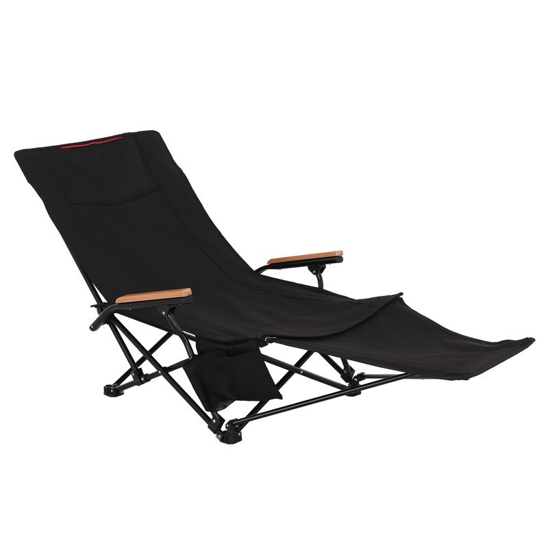 Outdoor Folding Recliner Can Sit And Lie Down Office Lunch Break Recliner Light Lazy Camping Chair