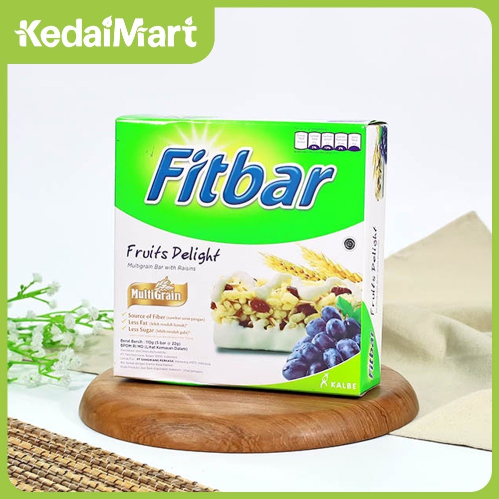 

Fitbar Fruits Box Isi 5 x 22 Gram