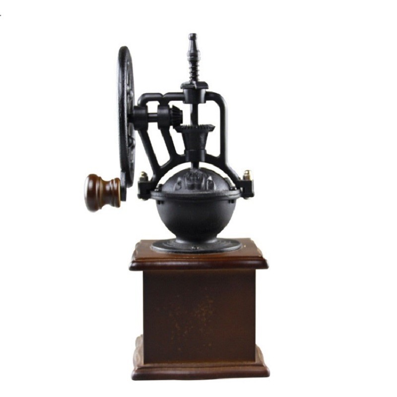 Classical Wooden Manual Coffee Grinder Coffee Bean Spice Mill