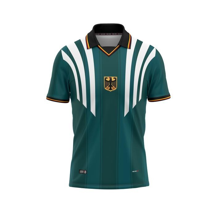 terbaru  nizesport - jersey timnas jerman vintage retro casual bahan dryfit adem nyaman olahraga