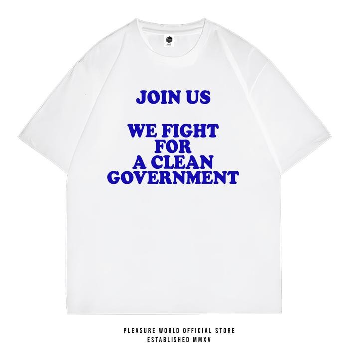Gents- Kaos Dono Warkop Legend - Join Us We Fight For A Clean Government
