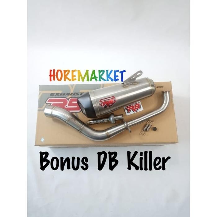 READY.. KNALPOT R9 ALPHA SERIES / KNALPOT R9 AEROX 155 ALPHA SERIES AND LEXI