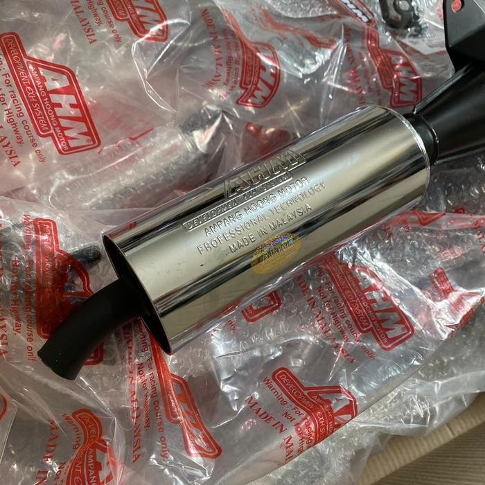 NEW.. KNALPOT AHM SATRIA 2TAK LUMBA SATRIA 2 TAK HIU ORIGINAL MALAYSIA