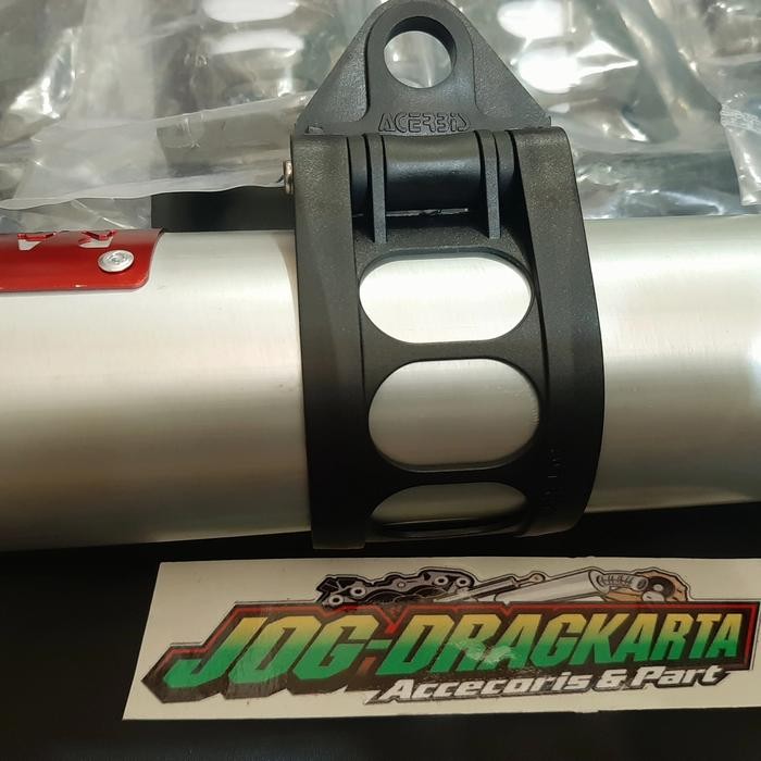 PROMO.. KLEM KNALPOT BREKET SLINCER ACERBIS SLINCER 2 TAK ORIGINAL ACERBIS