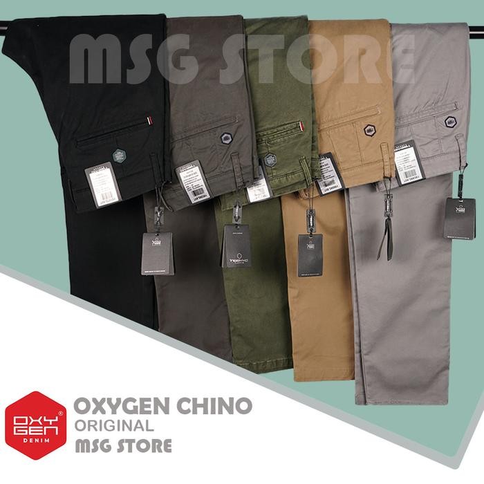 Bolden- Oxygen-Celana Chino Panjang Pria-Celana Oxygen Denim-Oxygen Original