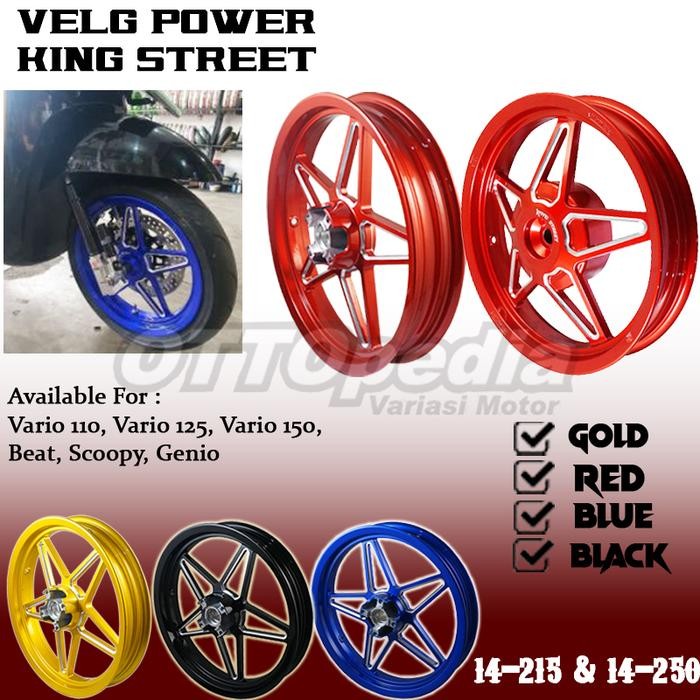 <<<<<] Velg Power Vario 110 Beat Scoopy Genio Vario 125 Vario150 King Street