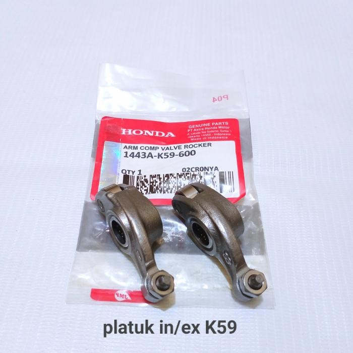 TERBARU platuk klep ,rocker arm in/ex honda vario 150 K59