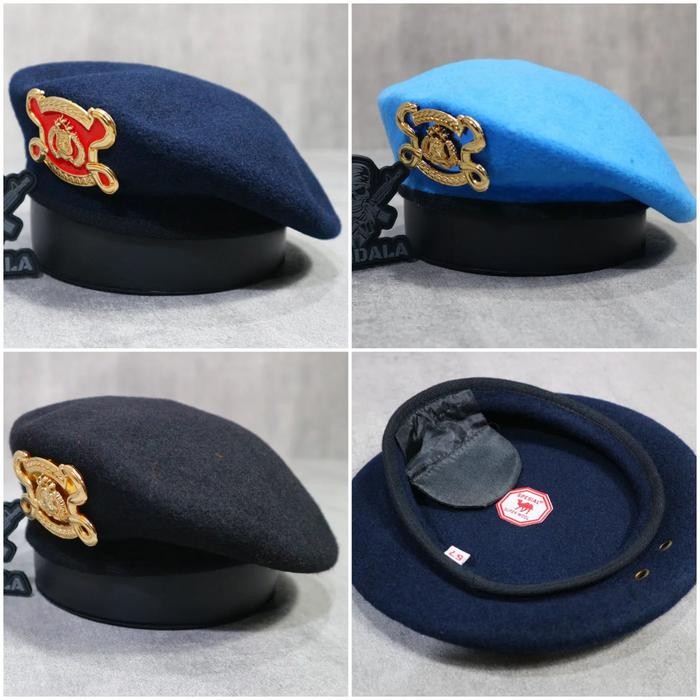 Ikonik- Baret Polri / Baret Sabhara / Baret Brimob / Baret Provost Camel