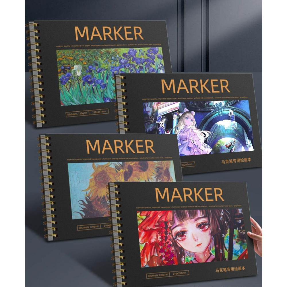 

Premium Sketch Book, Spiral Bound, 50 Sheets , Acid Free Art Sketchbook,For Adults Beginners Artists