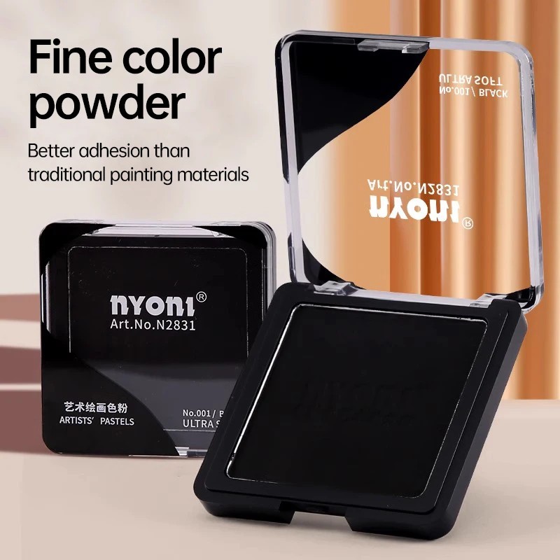 

Nyoni 6Colors Dry Wet Sketch Toner Paint Graphite Charcoal Color Powder Ultra Soft Artist Pastel