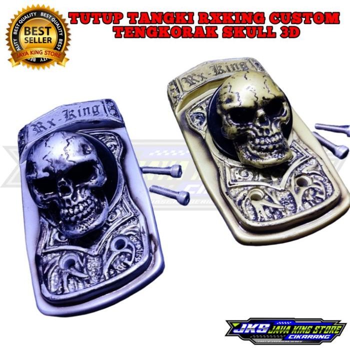 Tutup Tangki Rx King Tengkorak 3D Tutup Tangki Rxking Variasi