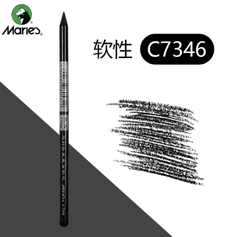 

6Pcs Maries Artist Charcoal Sticks Professional Manga Sketch Drawing Charcoal Pencil Whole Lead Core